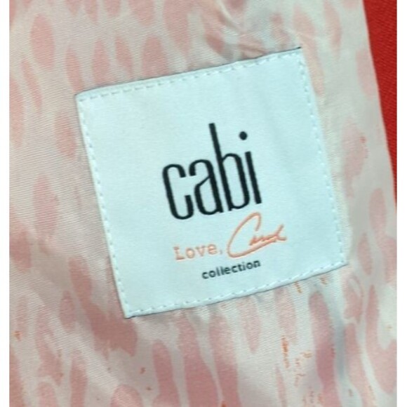 NEW~Women's Cabi #3035 BEAU JACKET Red Rayon Blend Love Carol Collection Size 6 - Picture 9 of 11